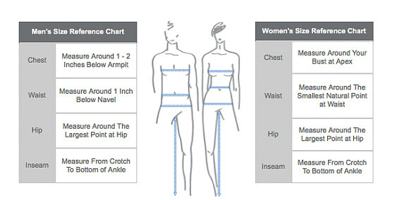 SIZE CHART & COLOR - Diva Style
